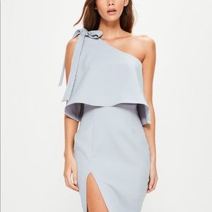 Light grey cocktail dress